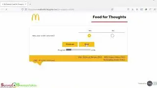 McDonalds Food for Thoughts Survey - www.MCDfoodforthoughts.com [2024]