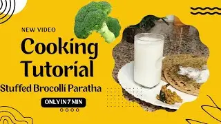 Stuffed broccoli paratha recipe (जो भी खाए बार बार मांगे) @letsCookGharkakhana #food #delicious 