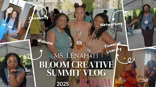 Leveling Up & Blooming in Business 💅🏽 | My Bloom Creative Summit Experience Vlog