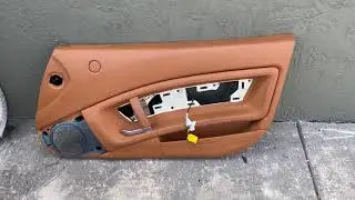Ferrari California Door Panel Removal and Window Regulator Replacement