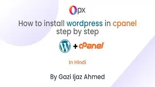 How to Install Wordpress in Cpanel Step by Step | Wordpress Tutorial for Beginners #wordpress