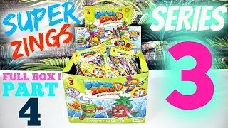 Super Zings series 3 FULL BOX ! (Mega Unboxing) Part 4