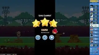 Angry Birds Friends Tournament 100 Week 99 Level 1 High Score 110k (Power-ups + Stone Crusher) (PC)