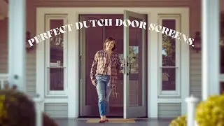 Dutch Door Screen : Retractable Screens For Dutch Doors by Apollo Screen #retractablescreens