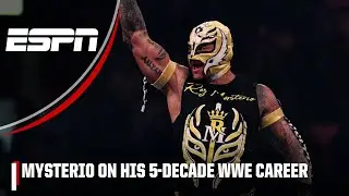 'I've wrestled in FIVE DECADES & I still LOVE IT' 👏 - Rey Mysterio on his WWE career | WWE on ESPN
