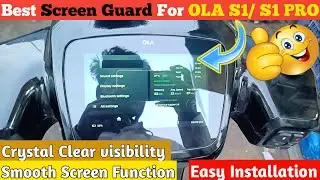 Best Screen Guard For OLA S1 in Budget ⚡ | Tough and Durable 💪
