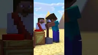 HELP Herobrine VS God VS Notch - Minecraft Animation #minecraft #minecraftanimation #monsterschool