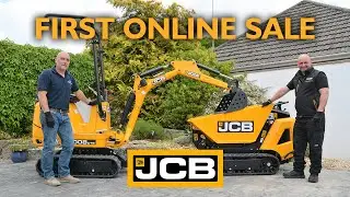 JCB's First Online Sale - Focal Landscapes' 8008 Micro and HTD-5 Dumpster