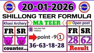 20-01-2026👈 Shillong teer( ARCHERY )Shillong Teer Common Number| Shillong Teer Target Number|Today
