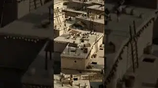 Houses and streets in the neolithic town of &Ccedil;atalh&ouml;y&uuml;k #Shorts #short #youtubeshorts