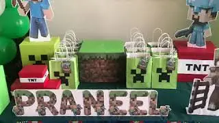 Minecraft Birthday Decorations