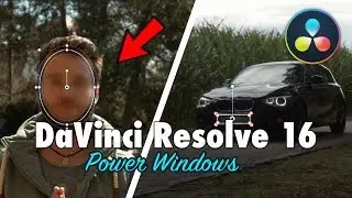 Objekte/Gesichter verpixeln & Power Windows Tracken | DaVinci Resolve 16 Tutorial Deutsch