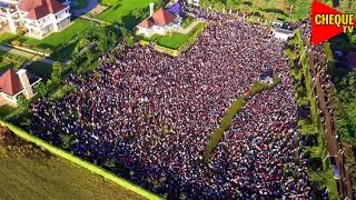 Aerial Footage Shows Thousands Storm Governor Susan Kihika&rsquo;s Ngata Residence for Xmas Goodies 