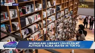 Murakami library unveiled at author's alma mater in Tokyo