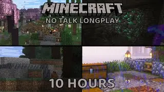 10 hours of no commentary minecraft ASMR cozy relaxing longplay (nature sounds + cave sounds) 1.21.8