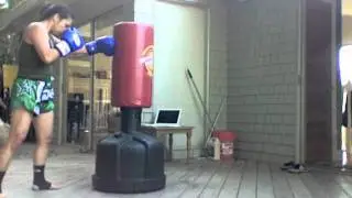 Muay Thai boxing conditioning at home (Bas Rutten Thai Boxing Workout)