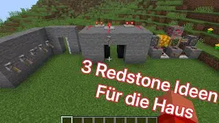 3 Redstone Ideen die dein Haus einfach besser machen