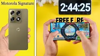 Motorola Signature Free Fire Test | Motorola Signature Gaming Test | Motorola Signature FF Gameplay 