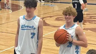 Sam Crews scores 25 points against HCOC in a HEATED basketball game.