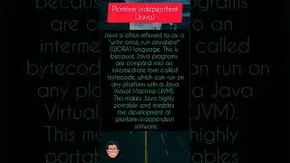 Platform Independent Java #coding #java #interviewquestions #javaprogramming