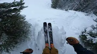 Skiing Stump Farm to Lobo @ Big Sky Resort 2022