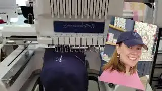 Brother PRX1055 Embroidery Machine is at The Sewing House - embroider caps, jackets - ALL fabrics!!