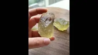 Premium grade raw Libyan desert Glass, clear Libyan gold tektite #healingcrystals #crystalshop