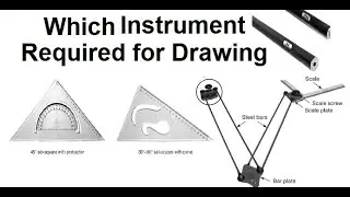 engineering Drawing Instruments List and their uses I engg drawing tools