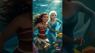 Elsa Visits Moana&rsquo;s Island 🌴❄️ | Magical Friendship Moments #disney #kidssong #kids