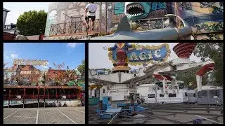 German Funfair Construction and Show