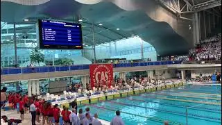 Dylan Zhang at 2021 CAS Open group 50m Breaststroke