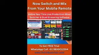 GoLive &ndash; Real Time Video Mixer & Streamer Mobile Remote Control