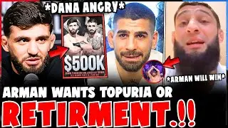 Topuria vs Arman? HUGE Cash Bet & UFC Drama Explained!