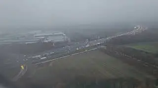Descent and landing eindhoven airport nov. 2025