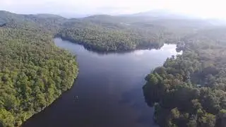 Flying a Drone Over Julian Price Park, Boone, NC