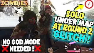 Cold War Zombie Glitch: Round 2 Solo Under Map Easy FULL GOD MODE Glitch Solo Glitch After Patch1.11