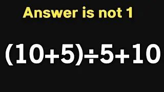 Is your math brain ready for this challenge | PEMDAS rules question