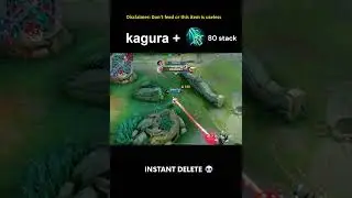 This Sky Piercer Kagura Build is SCARY 💀 | MLBB #mobilelegends #mlbb #kagura #shorts