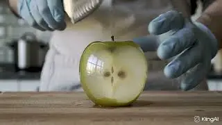 fruit glass cutting, satisfying video, best for mood swing, green apple