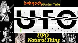 Natural Thing - UFO - Guitar + Bass TABS Lesson