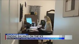 When school's closed but work isn't: An Abilene mom's snow day reality