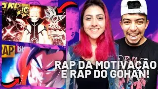 REACT 2 EM 1 - RAP DA MOTIVAÇÃO II (VG BEATS) E RAP DO GOHAN (YURI BL4CK ft. TAUZ) - CASALZINHO