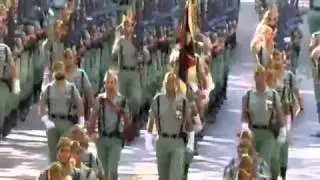 Spanish legion parade