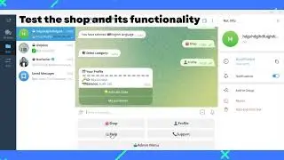 How to create shop bot in telegram in a minute)