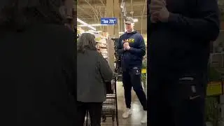 Interactions I get at 7ft tall🥰 #tall #interaction #public #store #giant