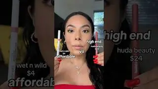 The battle of the lip stain liners! Huda vs Wet n Wild