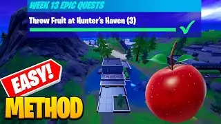Throw Fruit at Hunter's Haven (3) | Fortnite Week 13 Epic Quests