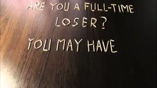Are you a Full-Time Loser? Watch this video!! iHE stop-motion matchstick video - No Excuses