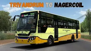 Trivandrum to Nagercoil – TNSTC Realistic Bus Journey | Bus Gameplay (EPISODE 1)