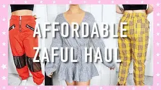 ZAFUL FALL CLOTHING TRY ON HAUL - AFFORDABLE AND CUTE ($200 WORTH)